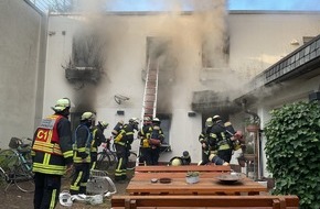 Feuerwehr Dortmund: FW-DO: Wohnungsbrand in der &ouml;stlichen Innenstadt fordert ein Menschenleben
