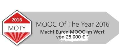 Fachhochschule Lübeck: Wettbewerb - Der MOOC of the Year / Jetzt anmelden und mitmachen: Bewerbungsfrist läuft noch bis zum 16. August 2015