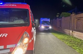 Feuerwehr Flotwedel: FW Flotwedel: Gleich zwei Notfälle sorgen für nächtliche Einsätze in Langlingen und Bröckel