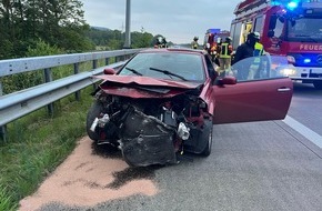 Polizeidirektion Kaiserslautern: POL-PDKL: A6 nach Unfall vollgesperrt