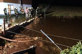 Kreisfeuerwehr Rotenburg (Wümme): FW-ROW: Feuerwehren auch am Heiligabend gefordert - zahlreiche Einsatzstellen aufgrund des Hochwassers