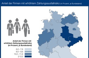 CRIF GmbH: Über 310.000 Unternehmen in Deutschland haben finanzielle Probleme / Trendwende bei den Firmeninsolvenzen prognostiziert