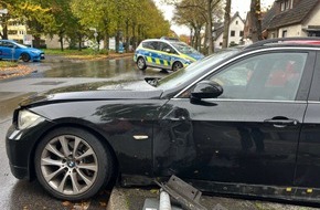 Polizei Duisburg: POL-DU: Rheinhausen-Mitte: BMW kollidiert mit geparktem Auto - Ein Verletzter