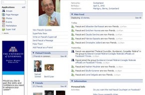 SWI swissinfo.ch: Media Service: Première: Gesamte Schweizer Regierung auf Facebook (swissinfo)