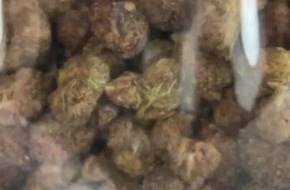 ZOLL-H: - Illegale Einfuhr von 408 kg Cannabis aus Thailand verhindert - Zollhund Emma spürte das Marihuana zwischen einer Ladung Kokosnussschalen auf - Cannabis von mind. 1,2 Millionen Euro Schwarzmarktwert