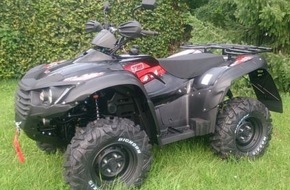 Polizeidirektion Bad Segeberg: POL-SE: Haseldorf  -  Quad entwendet, Zeugen gesucht