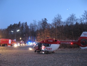 KFV-CW: Schwerverletzter mit Hubschrauber in Klink gefolgen
Schwerer Verkehrsunfall in Nagold