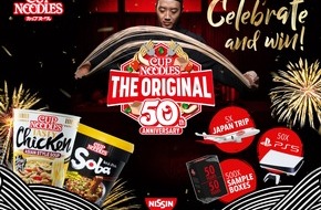 Nissin Foods GmbH: 50 years of Nissin Cup Noodles / Nissin Foods, the inventor of instant noodles, is celebrating 50 years on the market