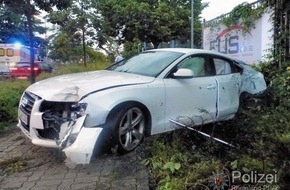 Polizeipräsidium Westpfalz: POL-PPWP: Kaiserslautern: Betrunken Unfall gebaut und abgehauen