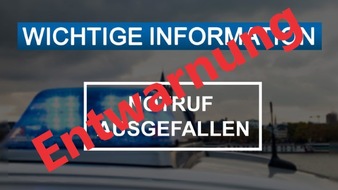 Polizei Steinfurt: POL-ST: Entwarnung - Notruf wieder erreichbar