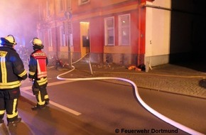 Feuerwehr Dortmund: FW-DO: Wieder ein nächtlicher Kellerbrand im Dortmunder Westen