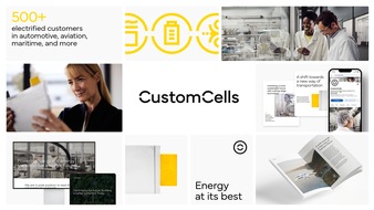 CUSTOMCELLS®: Energy at its best: Deutscher Batteriepionier CustomCells stellt neuen Markenauftritt vor