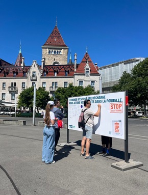 Communiqué: «Lausanne tient à la propreté de son environnement»