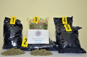 Polizeipräsidium Osthessen: POL-OH: Mit 18 Kilogramm Marihuana im Gepäck vor Polizei geflüchtet
