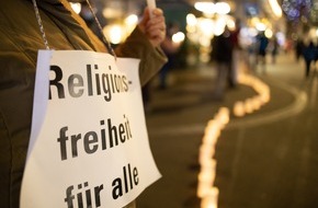 CSI Christian Solidarity International: Mahnwachen für Glaubensverfolgte in 51 Ortschaften im In- und Ausland