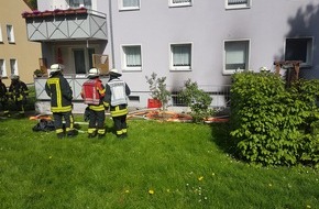 Feuerwehr Dortmund: FW-DO: 27.04.2018 - Feuer in der Dortmunder Gartenstadt
Kellerbrand im Mehrfamilienhaus