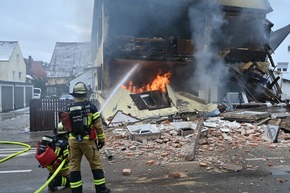 FW Stuttgart: Abschlussmeldung zur Explosion in einem Wohngebäude in Stuttgart-Vaihingen