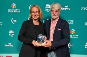 Deutsche Fernsehlotterie: Deutsche Fernsehlotterie erh&auml;lt Sonderpreis in der Kategorie 'Constructive Impact' des #ConstructiveWorldAward