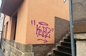 Polizeidirektion Trier: POL-PDTR: Sachbeschädigung durch Graffiti