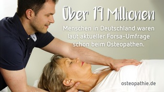 Verband der Osteopathen Deutschland e.V.: Forsa-Studie: Osteopathie immer gefragter / Hohe Zufriedenheit / Risiko Qualifikation