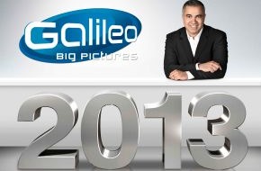ProSieben: So haben Sie 2013 noch nie gesehen! "Galileo Big Pictures" blickt mit 50 Bildern und Geschichten auf das Jahr zurück