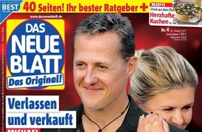 Bauer Media Group, DAS NEUE BLATT: Schumi-Managerin Sabine Kehm exklusiv in "DAS NEUE BLATT": "Die Zusammenarbeit mit den Firmen ist seit einiger Zeit nicht mehr aktiv."