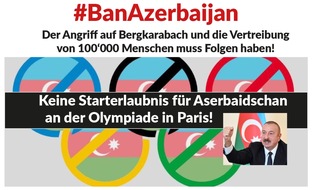 CSI Christian Solidarity International: #BanAzerbaijan - Kein Startplatz für Aserbaidschan an der Olympiade!