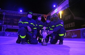 Polizei Coesfeld: POL-COE: Dülmen/ THW ist Stadtmeister im Eisstockschießen-Erster HiOrg-Cup auf der Eisbahn