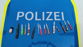 Polizeidirektion Flensburg: POL-FL: Flensburg - Bilanz einer erneuten Kontrolle des Waffenverbots im ÖPV