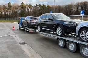 Polizeipr&auml;sidium Trier: POL-PPTR: Schwerlastkontrollen: Mehrere Holztransporte stark, teils mehr als 55%, &uuml;berladen