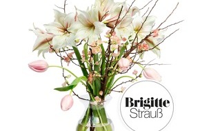 Fleurop AG: PRESSE-INFO: Fleurop präsentiert den BRIGITTE-Strauß