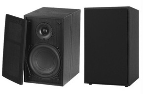 PEARL GmbH: auvisio Passive 2-Wege-Stereo-Lautsprecher mit 240 Watt, 30 Hz - 20 kHz: Für besten Stereo-Sound mit Holzbauweise