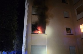 Feuerwehr Radolfzell: FW-Radolfzell: Wohnungsbrand auf der Mettnau