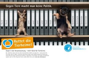 Deutscher Tierschutzbund e.V.: Leitmotto zum Welttierschutztag 2010: "Rettet die Tierheime!" (mit Bild)