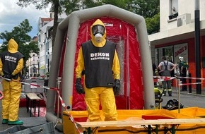 Feuerwehr Konstanz: FW Konstanz: Überlandhilfe Gefahrstoffeinheit