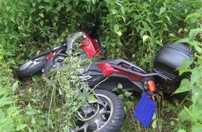 Polizei Mettmann: POL-ME: Zusammenstoß zwischen Motorrad und Fahrrad - Rettungshubschrauber im Einsatz - Ratingen - 2006126