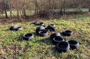 Polizeidirektion Trier: POL-PDTR: Altreifen illegal entsorgt