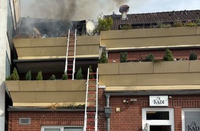 Freiwillige Feuerwehr Osterholz-Scharmbeck: FW Osterholz-Scharm.: Wohnungsbrand in der Innenstand von Osterholz-Scharmbeck