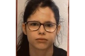 Polizeipräsidium Mittelhessen - Führungs- und Lagedienst: POL-GI: Landkreis Gießen: 18-jährige Jaqueline K. aus Weitershain vermisst