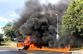 Polizeidirektion Landau: POL-PDLD: PKW-Brand