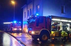 Freiwillige Feuerwehr Schalksmühle: FW Schalksmühle: Einsatzlage Hochwasser / Dauerregen 12.01.2023