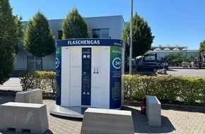 Propan Rheingas GmbH & Co. KG: Rheingas Flaschengasautomat in Monheim erfolgreich gestartet / Komfort und Versorgungssicherheit rund um die Uhr