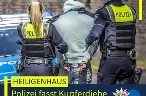 Polizei Mettmann: POL-ME: Auf frischer Tat: Polizei fasst Kupferdiebe - 2601024