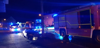 Feuerwehr Recklinghausen: FW-RE: Wohnungsbrand mit drei verletzten Personen - hierunter ein schwer Verletzter und ein leicht verletztes Kleinkind