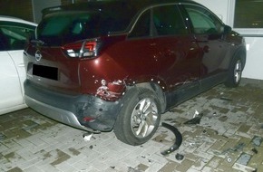 Polizei Minden-Lübbecke: POL-MI: Gegen zwei geparkte PKWs gefahren