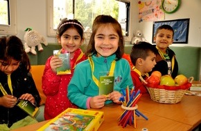 McDonald's Kinderhilfe Stiftung: Aktionen für Kindergesundheit zum Miterleben: Kindergesundheitsmobil stellt neuen Gesundheitspass vor (FOTO)
