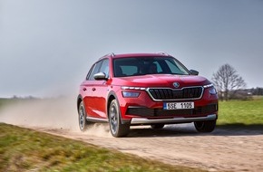 Skoda Auto Deutschland GmbH: Start frei für den neuen SKODA KAMIQ SCOUTLINE - KAMIQ und SCALA punkten mit mehr Ausstattung