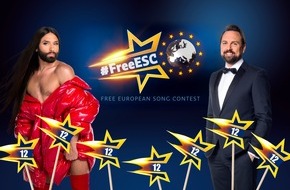 ProSieben: "Germany: 12 points!" ProSieben schaltet beim "FREE EUROPEAN SONG CONTEST" zur Punktevergabe live quer durch Europa