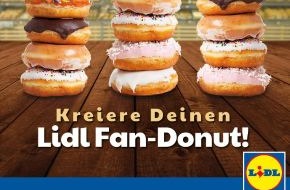 Lidl: Backe, backe Donut / Lidl-Fans kreieren auf Facebook ihren Lidl-Fan-Donut