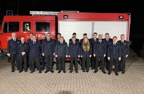 Freiwillige Feuerwehr der Stadt Bergen: FFW Bergen: Jahreshauptversammlung der Ortsfeuerwehr Eversen Thorsten Persuhn als Ortsbrandmeister best&auml;tigt - Theo Gehnke neuer Stellvertreter